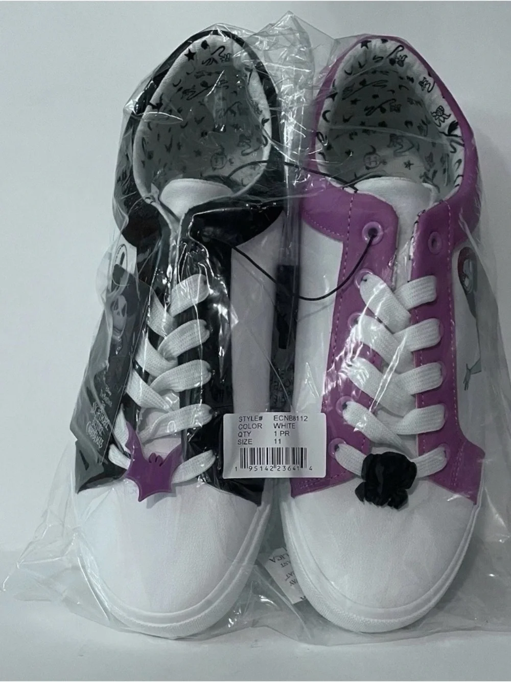 Nightmare Before Christmas Shoes Ground Up Jack Sally Women's Sz 11 Sneakers NEW